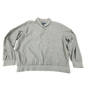 Vintage Polo Golf Ralph Lauren Gray Pullover Jacket Mens XL 90s Golfcore